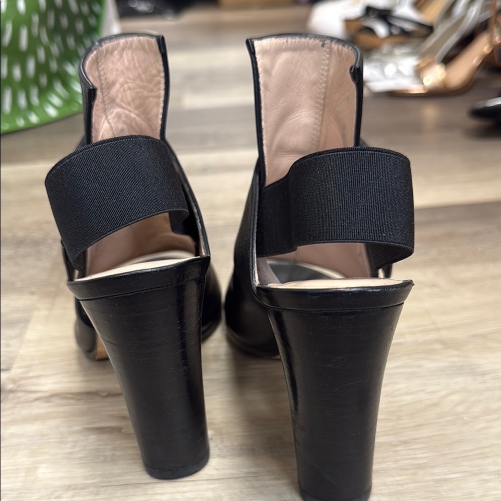 Stuart Weitzman Black Heels With Adjustable Strap - image 4